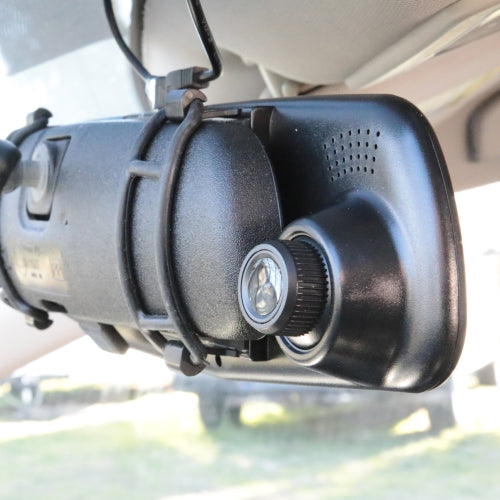 720P HD Rearview Mirror Dash and Backup Camera, 4.3 Inch LCD Screen