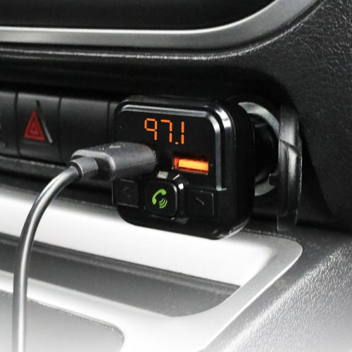Bluetooth FM Transmitter, Receive Hands-Free Phone Calls