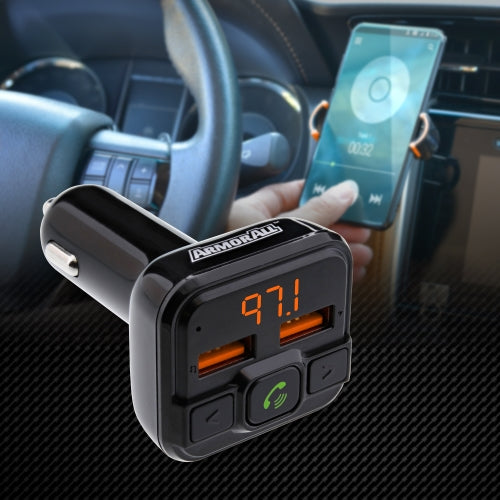 Bluetooth FM Transmitter, Receive Hands-Free Phone Calls