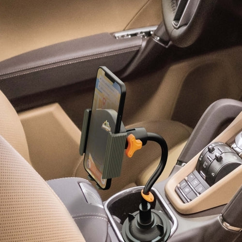 Cup Holder Gooseneck Mobile Mount, Elastic and Expandable Design