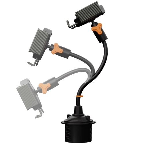 Cup Holder Gooseneck Mobile Mount, Elastic and Expandable Design