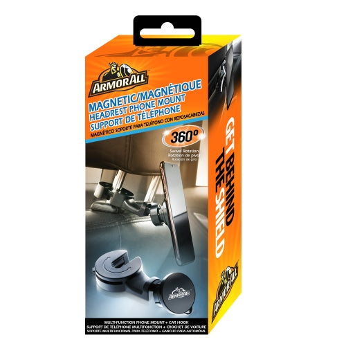 Headrest Hook for Car Seat Back with Magnetic Phone Holder