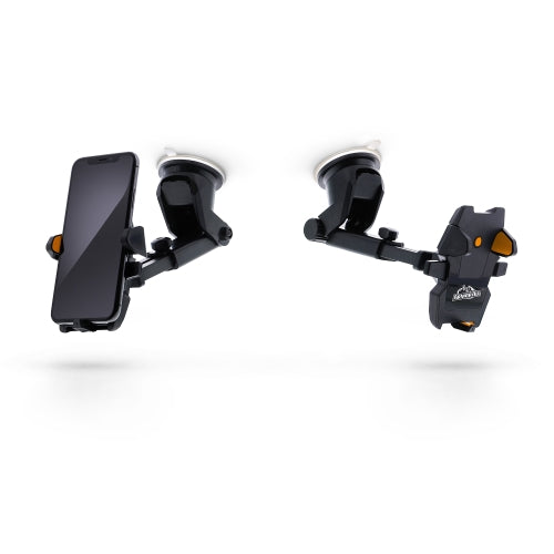 360° Rotation Phone Mount for Cars, Suction Dashboard & Windshield Phone Holder, 6 Inch Extendable Arm