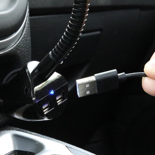 DC Port Smartphone Mount, Secures Your Device, Adjusts Up to 360 Degrees, 2 USBA Ports