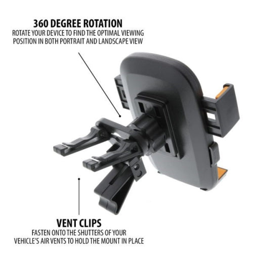 Car Suction Phone Mount and 2 USB Port Charger Bundle