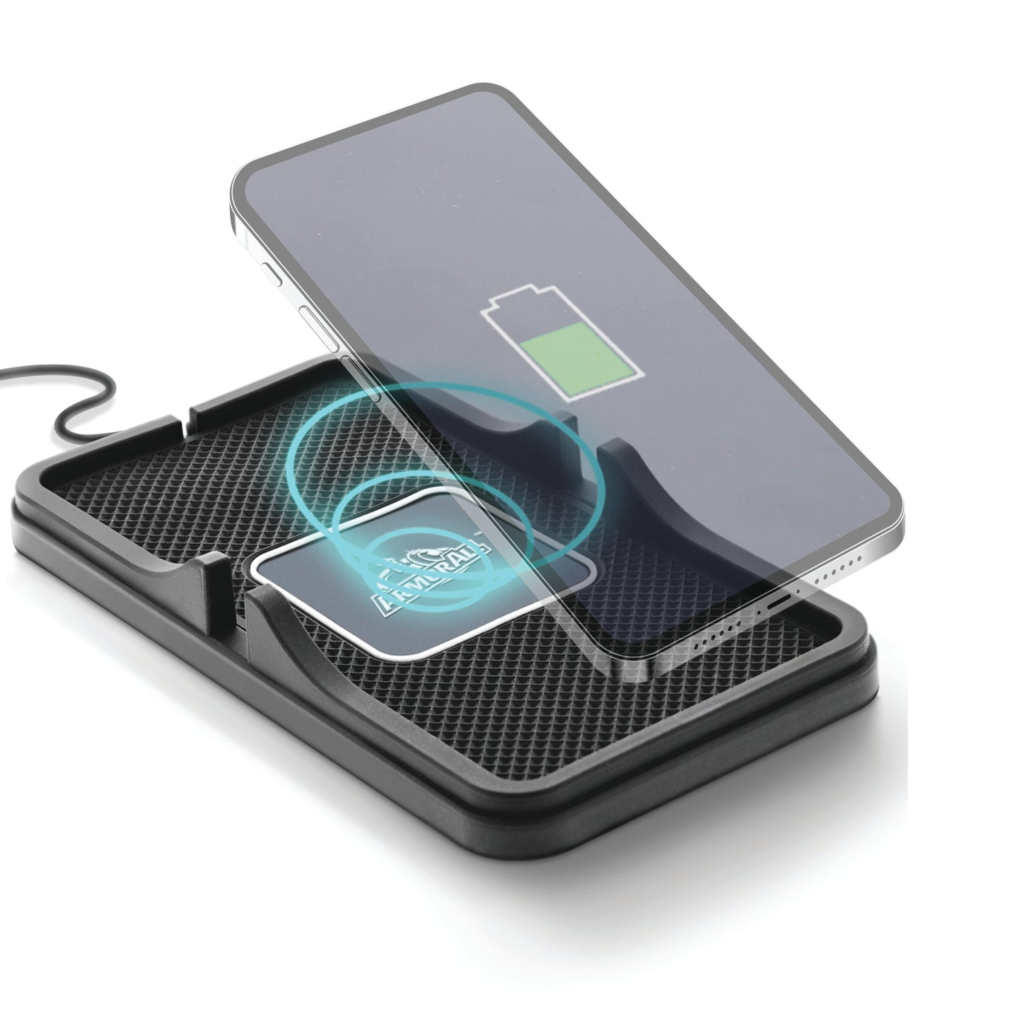 15W Dash Wireless Charging Pad, Phone Stand, Universal QI Enabled
