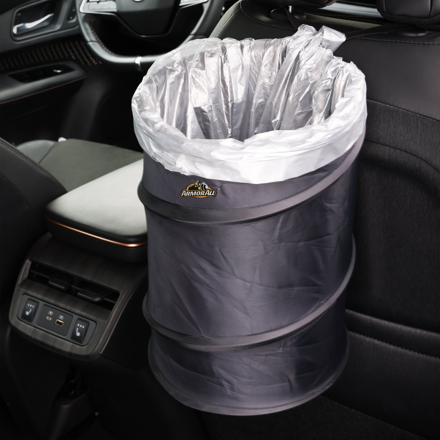 Car Trash Can, 3.3 Gallon Pop-Up Garbage Bin, Waterproof