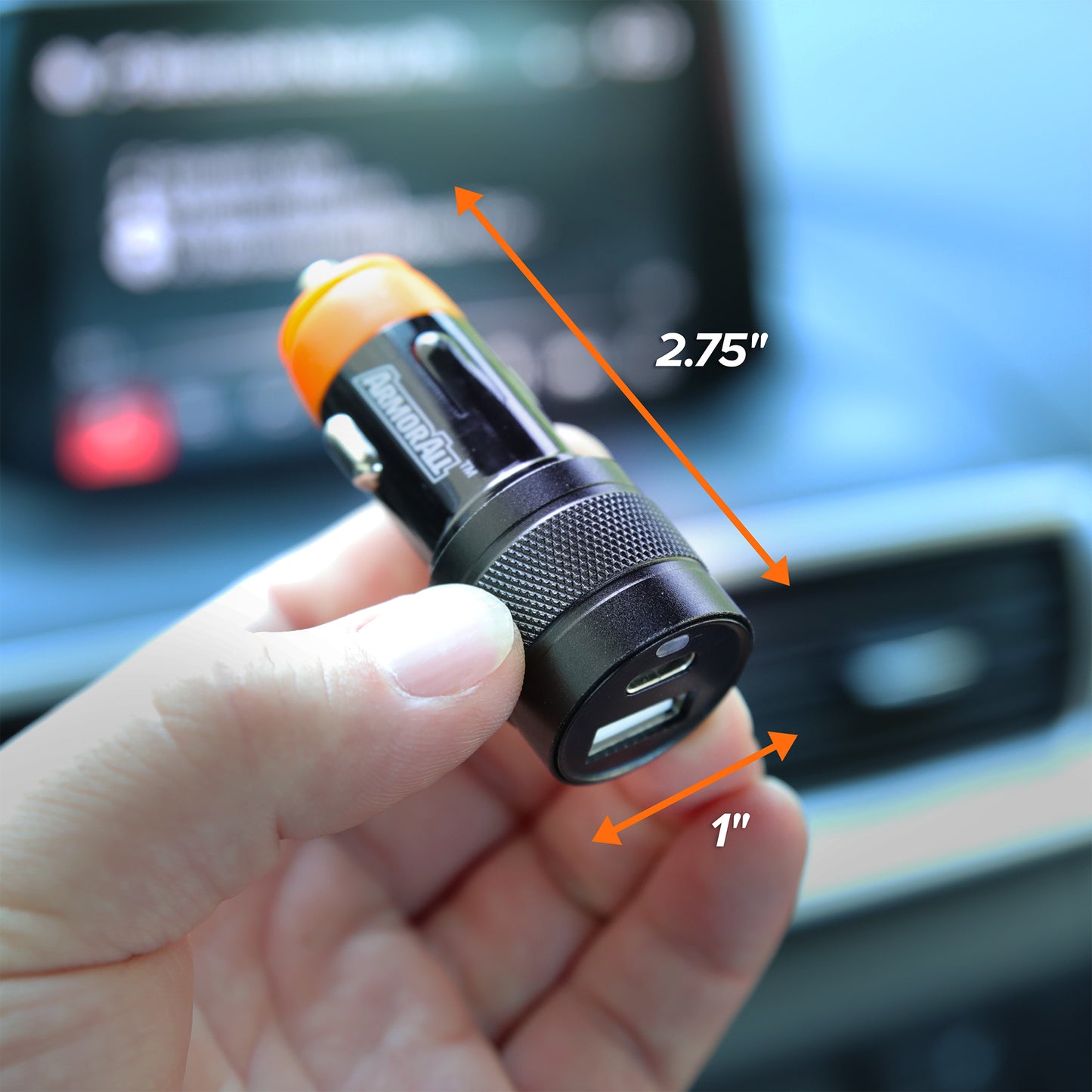 Type C & USB-A Dual 3.1 AMP Car Charger