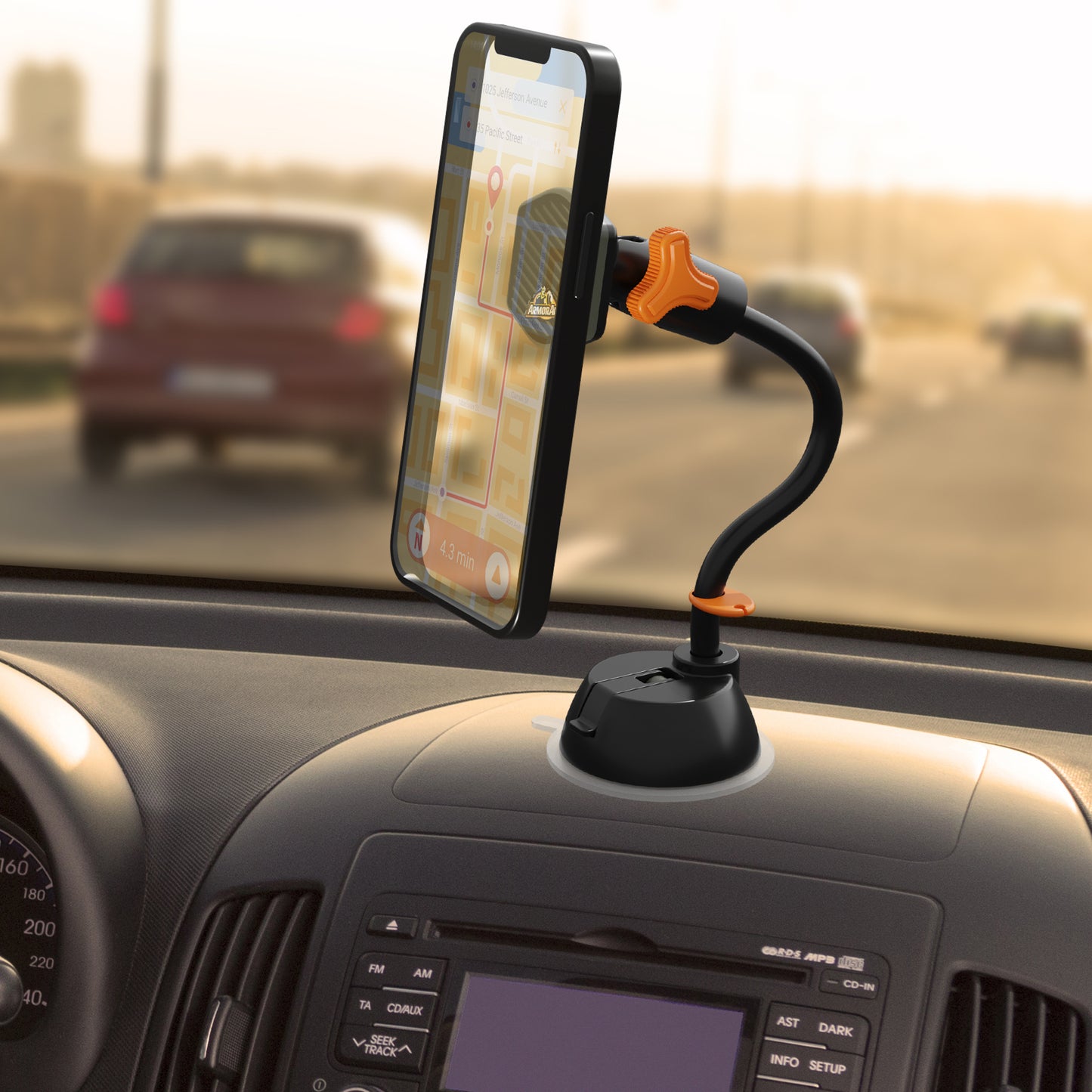 Magnetic Suction Flexible Gooseneck Phone Mount