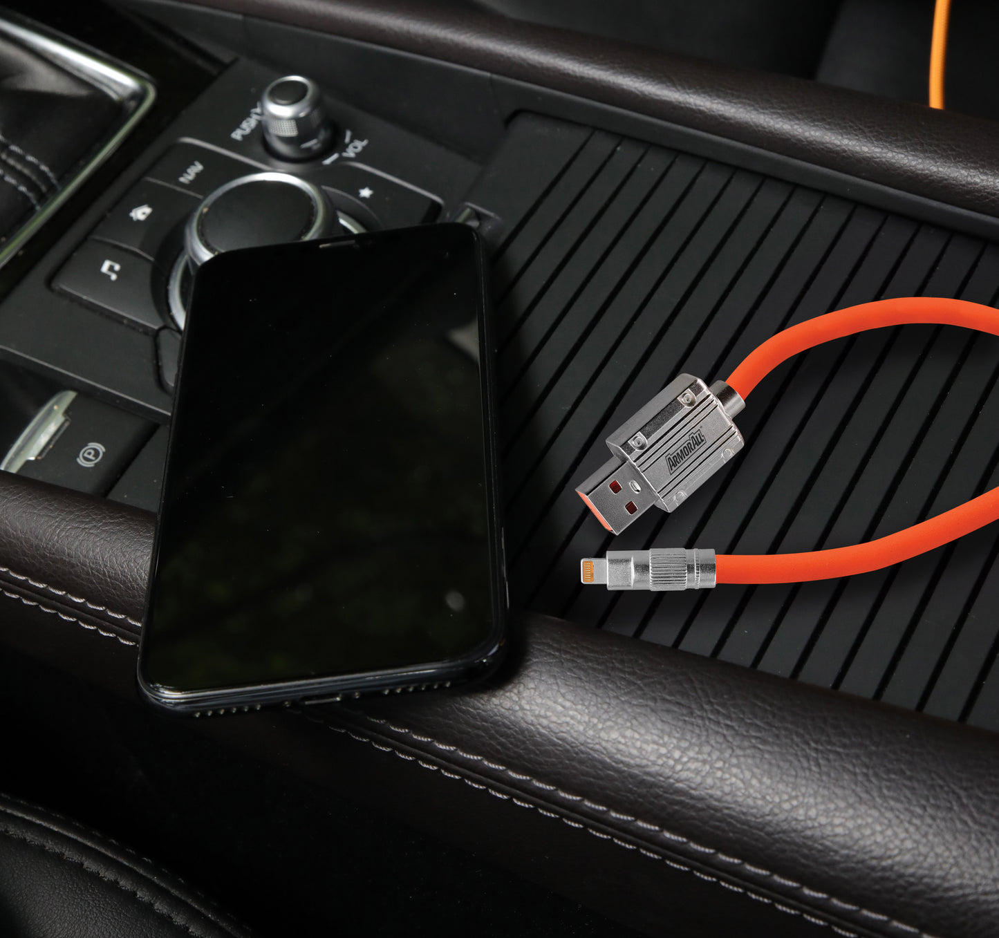6FT Rugged USBA to 8PIN Cable, Mobile Device Charging