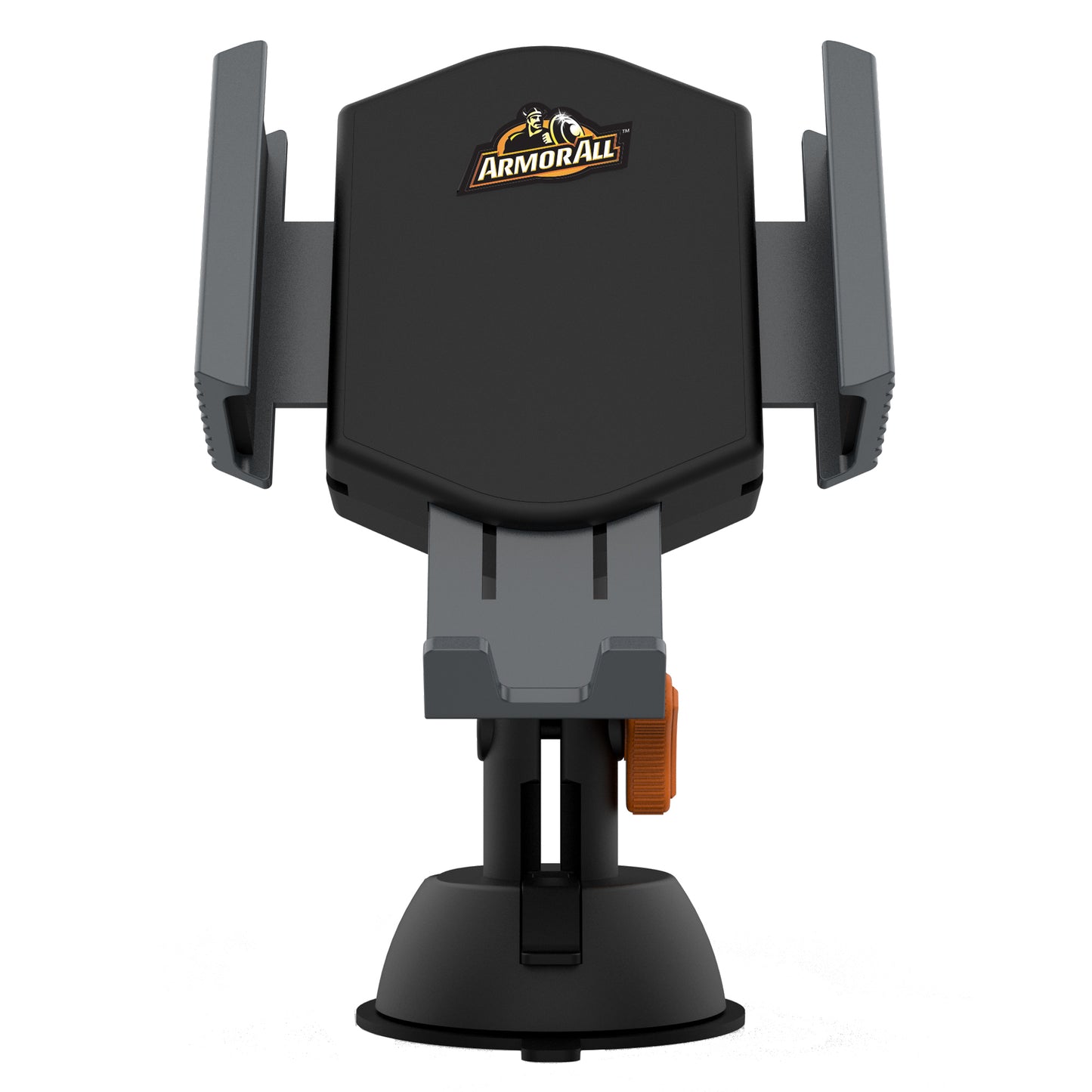 10W Wireless Charging Black Phone Mount With Suction Cup