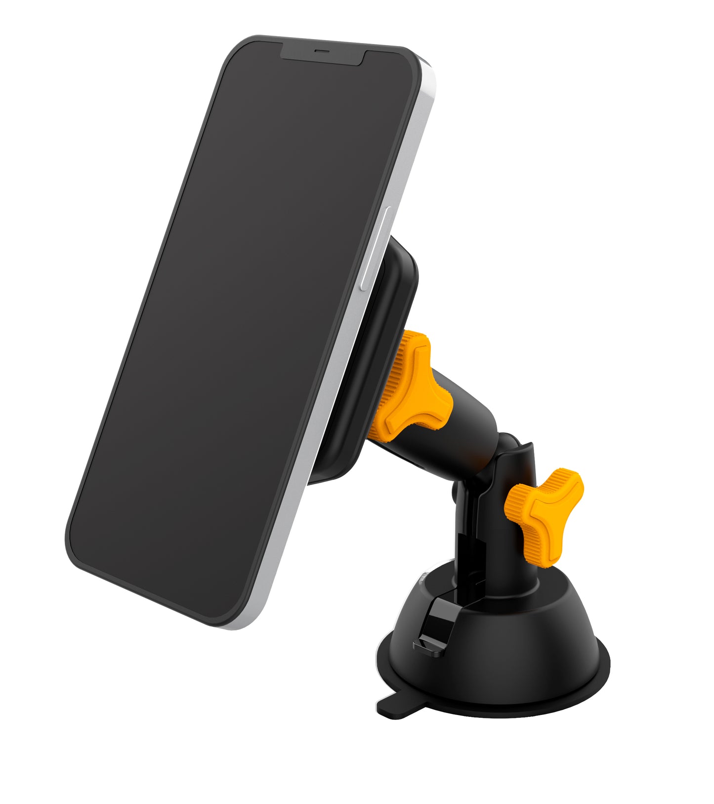 10W Wireless Magnetic Charging Suction Phone Mount, Turns 360 Degrees, USB Cable Included
