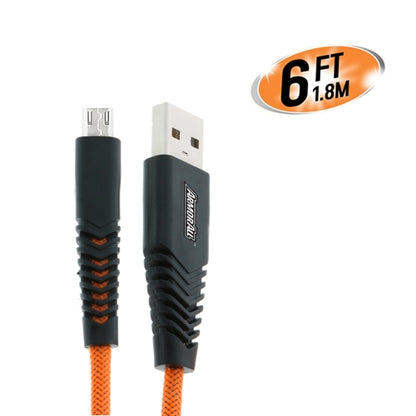 6ft Micro USB Cable, Tangle Free, Sync and Charge