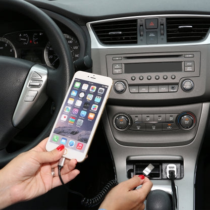 3-Port 4.4 Amp Car Charger with Built-In LED Indicator