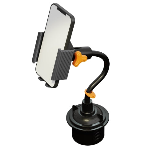 Cup Holder Gooseneck Mobile Mount, Elastic and Expandable Design