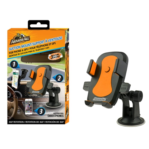Universal Smartphone Mount with Dashboard, Windshield and Air Vent Mounting System