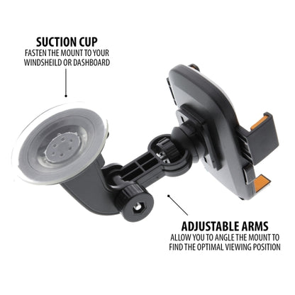 Universal Smartphone Mount with Dashboard, Windshield and Air Vent Mounting System