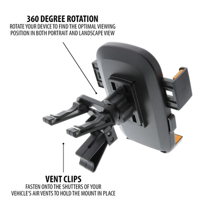 Universal Smartphone Mount with Dashboard, Windshield and Air Vent Mounting System