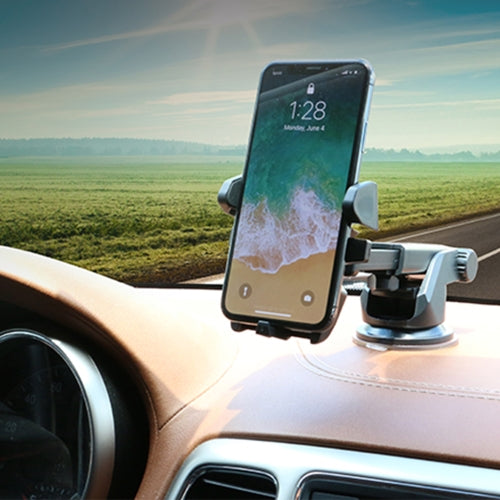 360° Rotation Phone Mount for Cars, Suction Dashboard & Windshield Phone Holder, 6 Inch Extendable Arm