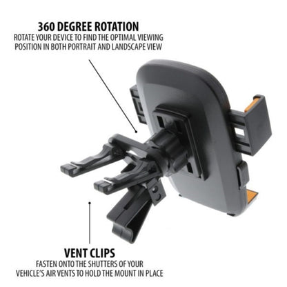 Car Suction Phone Mount and 2 USB Port Charger Bundle