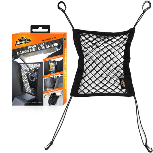 Front Seat Cargo Net Organizer, Super-Durable Expandable Nylon Material