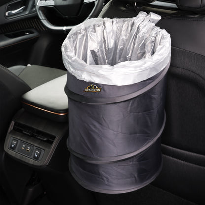 Car Trash Can, 3.3 Gallon Pop-Up Garbage Bin, Waterproof