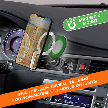 Magnetic Phone Mount for Car, Air Vent Phone Holder for MagSafe Phones
