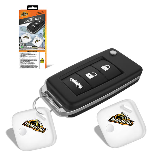 2-Pack Locator Tag Compatible with Apple Find My App (iOS Only), Bluetooth Tracker, 100dB Alert