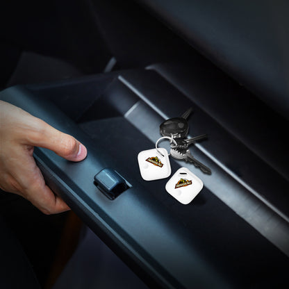 2-Pack Locator Tag Compatible with Apple Find My App (iOS Only), Bluetooth Tracker, 100dB Alert