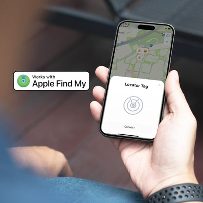 2-Pack Locator Tag Compatible with Apple Find My App (iOS Only), Bluetooth Tracker, 100dB Alert