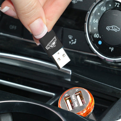 2-Port USB Car Charger, 3.1 Amp, LED Light