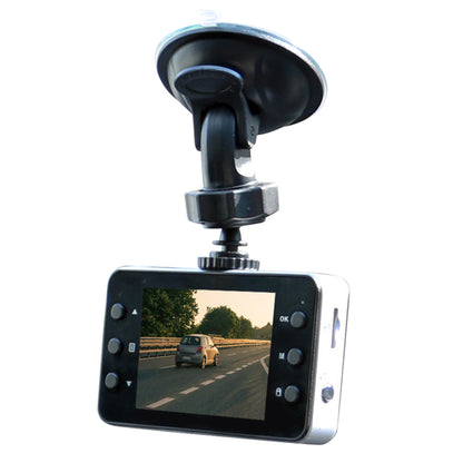 HD Dashboard Camera, 2.4" LCD Screen, supports up to 32GB Micro SD card