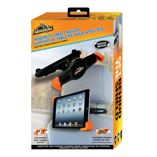 Extendable 7" to 11" Headrest Backseat Tablet Mount