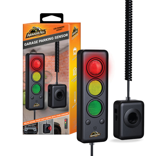 Advanced Garage Parking Sensor Aid with LED Light, Color Changing Distance Indicator