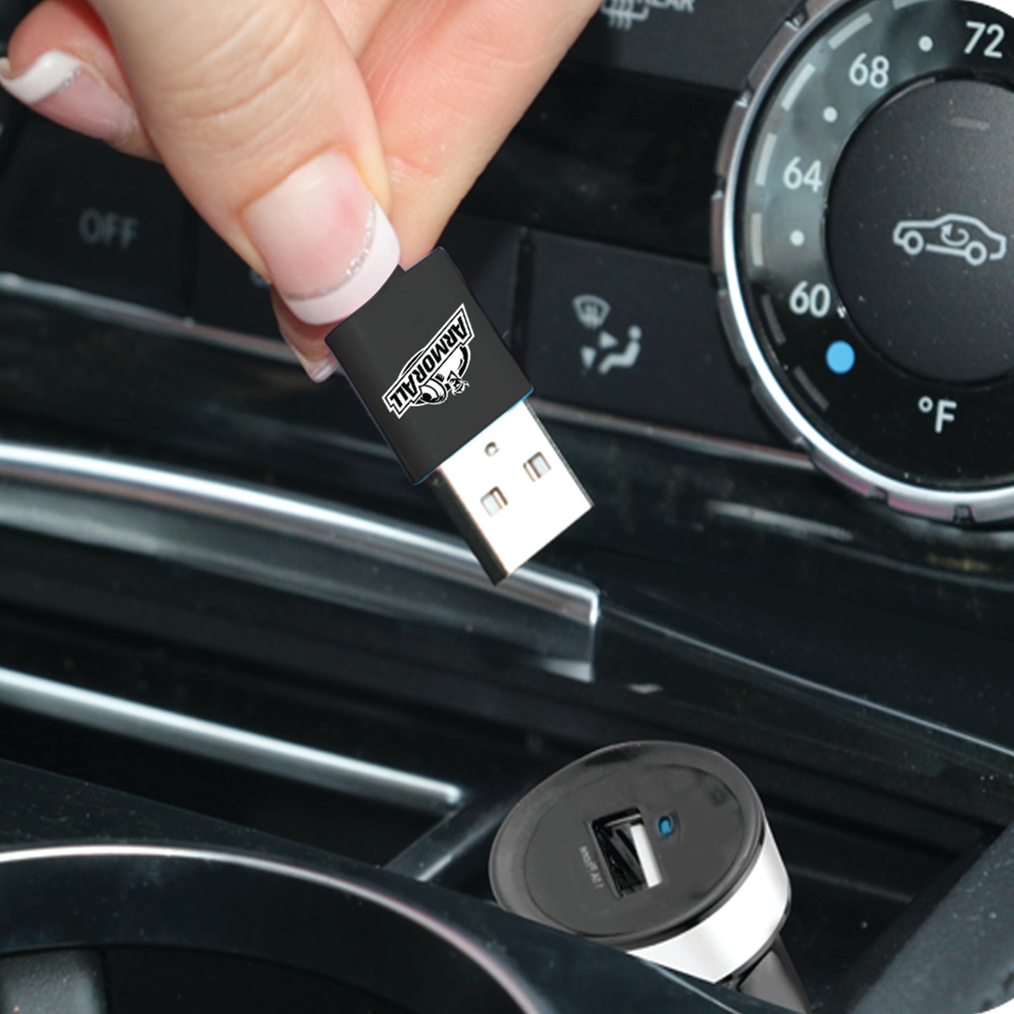 4 ft. Micro USB Flexible Coil Cable, USB-C to Micro USB