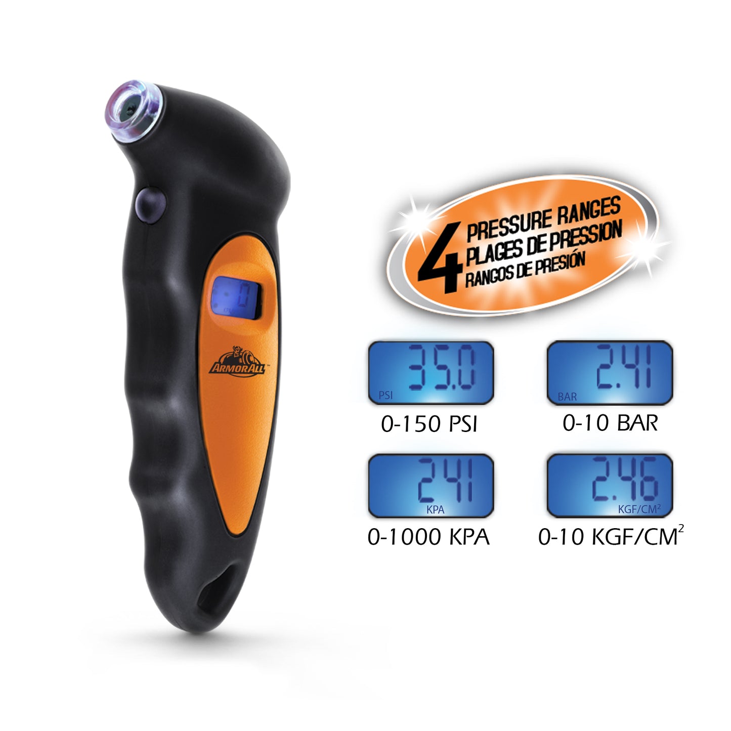 LED Light Digital Tire Guage, 30 Second Shut Off