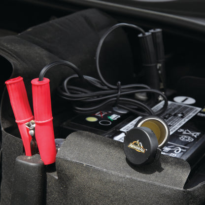 4ft Heavy Duty Cord 12V Battery Clip Power Adapter