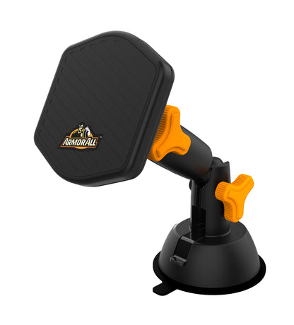 10W Wireless Magnetic Charging Suction Phone Mount, Turns 360 Degrees, USB Cable Included